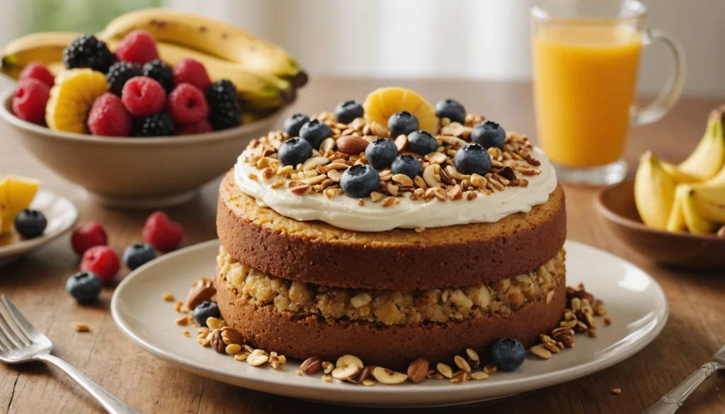 bowl cake healthy compote